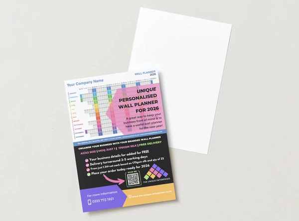  Customised 2026 Wall Planner By The Unique Enterprises